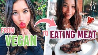 From Vegan to Eating Meat | Diet Update