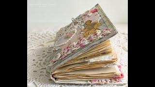 sewing junk journal flip through video (SOLD)_