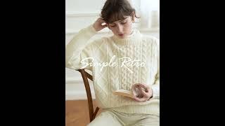 Simple Retro |Raina Cable Knit Sweater | Winter 22