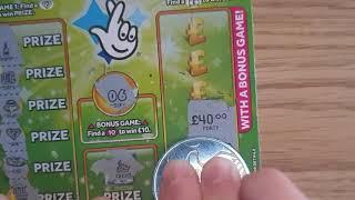 £250,000 Green Scratch Cards with Scratchables!