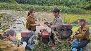 Rescuing tractors that had trouble in the fields for farmers in 39°C weather| Mechanical Girl N.