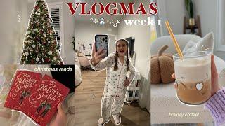 VLOGMAS WEEK 1 | homemade sugar coffee, shopping, haul