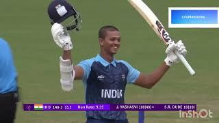 Yashasvi Jaiswal 100 of 49 Balls || India vs Nepal Quarter final || Asian games ||  Highlights