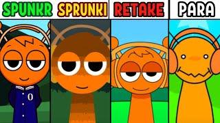 Incredibox Spunkr VS Sprunki Spunkr VS Retake Spunkr VS Parasite Spunkr