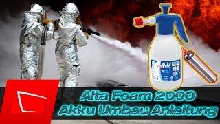 Alta Foam 2000 Umbau auf Akkupumpe Anleitung Gloria FM10 Alternative ChiliTec Akkupumpe Anbau