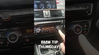 What does this do!? BMW TIPS!  BMW 4 Series F30 F32