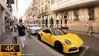 Montenapoleone - The Billionaire’s Street || 4K Walking City Tour || Pinoy in Milan Channel