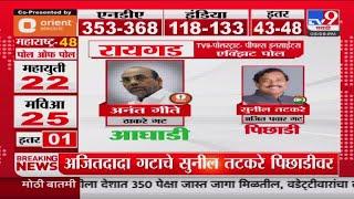 Raigad Loksabha Election Exit Poll 2024 | tv9च्या पोलनुसार Anant Geete आघाडीवर