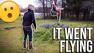 Budget Bike Goes FLYING! **Honda STRESS TEST!**