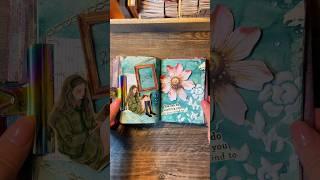 ASMR scrapbooking | girl and book | journal | no talking