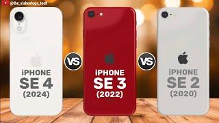 iPhone SE 4 vs iPhone SE 3 vs iPhone SE 2 || Price  Full Comparison   Comparison between iphones