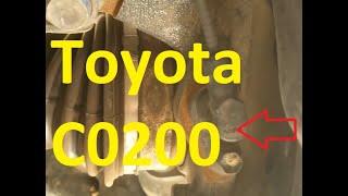 Causes and Fixes Toyota C0200 Code: Right Front Wheel Speed Sensor Signal Malfunction