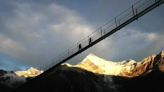 Spektakuläre Bilder der neuen Europabrücke bei Zermatt - Bridge - Switzerland - Hiking