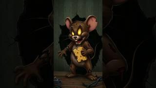 Horror Version of Tom and Jerry! Spike, Tuffy, Jerry & Tom as Endless Cartoon Nightmares!  #shorts