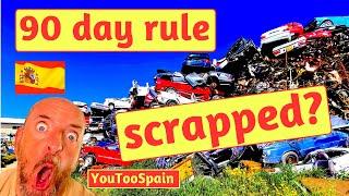 Is Spain going to change the 90 180 day rule for Brit expats?