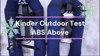 Kinder Outdoor Test: ABS A. BOVE Schneeschuhe️