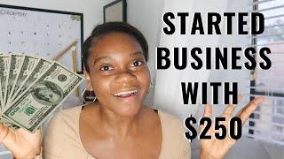 How I Started My ONLINE PRODUCT BUSINESS With LESS THAN $250