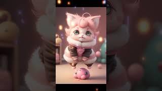 전 세계 애묘인들을 위해 AI로 만들어본 귀여운 고양이 영상입니다. (This is a cute cat video that I made with AI for cats)