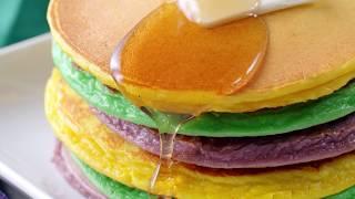 Mardi Gras Protein Pancakes - Questify