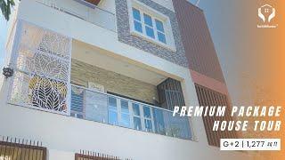 Premium Duplex House in Yelahanka, Bangalore | 1,227 sq ft G+2 Design