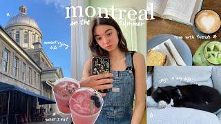 summer days in montreal | romanticizing life, what I eat & living in the city