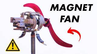 Run Forever Free Energy Magnet Fan with 100% Perpetual Motion Self Run DIY