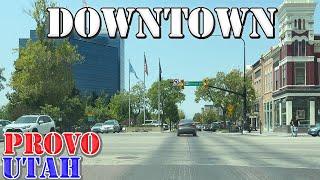 Provo - Utah - 4K Downtown Drive