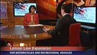 Lemon Laws covering Motorcycles and RV's