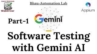 AI Software Testing with Google Gemini  How to Use Gemini AI by Google | Tutorial for Beginners