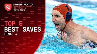 Top 5 Saves | Water Polo Champions League | 2023-24 Final 4