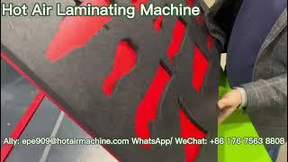 Case XPE Foam Insert Laminating | PE EPE Foam Hot Air Laminating Machine | Hot Air Laminator | QB