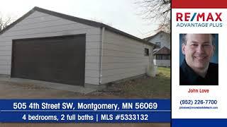 Homes for sale 505 4th Street SW Montgomery MN 56069 RE/MAX Advantage Plus