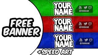 AWESOME "Free Banner Template Photoshop" (Sick Banner Template)