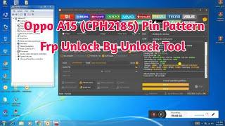 Oppo A15 (CPH2185) Pin Pattern  Frp unlock by unlock tool 2021