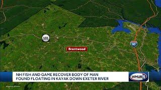 NH Fish and Game recover body of man found floating in kayak down Exeter River