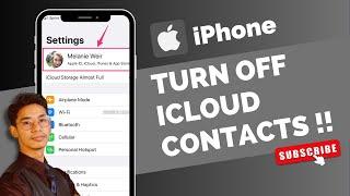 Turn OFF iCloud Contacts on iPhone !