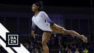 Simone Biles Earns Perfect Score On Balance Beam