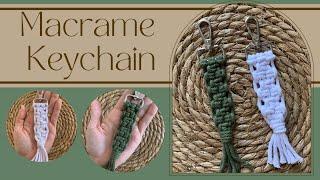 Diy Macrame Keychain - Chaveiro Macrame - Passo a Passo