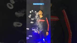 Count the rings 🪐 hookah bar vape tricks by bgod #shorts #viral #trending #tiktok