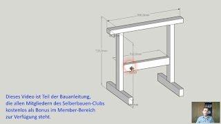 Böcke aus Holz selber planen und bauen - Selber bauen mit Holz - Bauanleitungen mit Holz