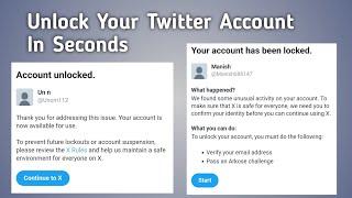 How to Unlock Your Twitter Account