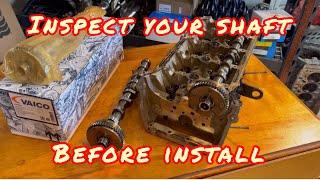 2.0t intake camshaft Phase adjuster Bent Valves misfire timing lobes misaligned after chain failure