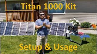 Titan 1000 Kit Setup and Usage