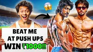 BEAT ME AT PUSH UPS, WIN 1000rs!! (I WENT BROKE)