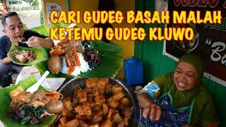 PERTAMA KALI NYA MAKAN GUDEG PAKAI SINGKONG MASAK GULA MERAH YA DI GUDEG BU BASAH BU SIS INI