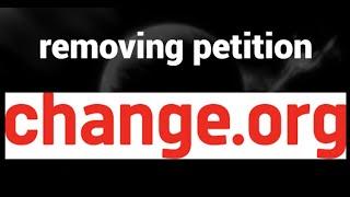 How to delete a petition on Change.org