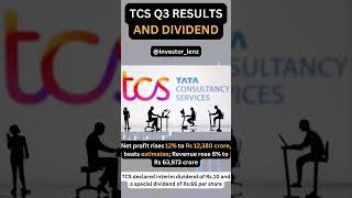 TCS Q3 RESULTS AND DIVIDEND !!!!