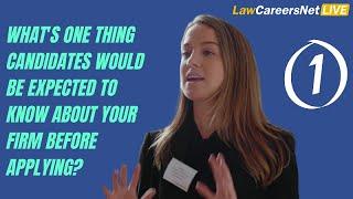 LawCareersNetLIVE | one thing to know BEFORE APPLYING | LawCareers.Net