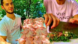 Give chicken a super taste in 50 minutes. A special #ASMR in nature