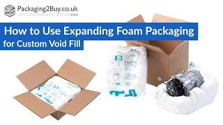 how to use expanding foam packaging